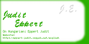judit eppert business card